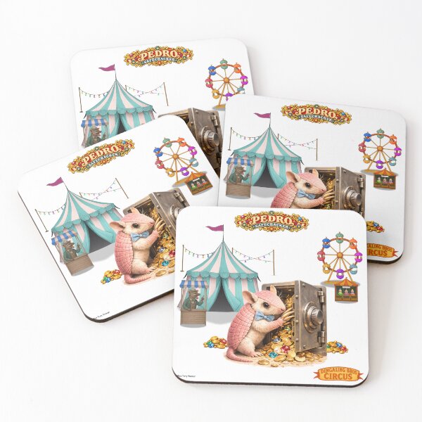 Item preview, Pedro, Armadillo Circus Safe Cracker: Vintage Animal Parody  designed and sold by MissTerryWoman.