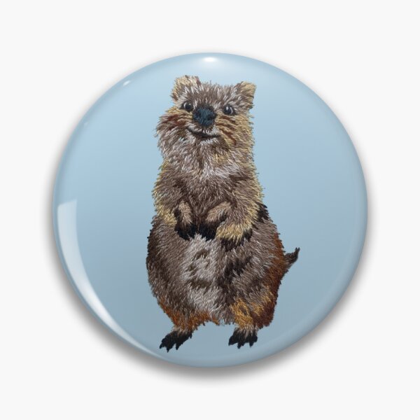 Item preview, Quokka hand embroidery designed and sold by Alsa.handembroidery.