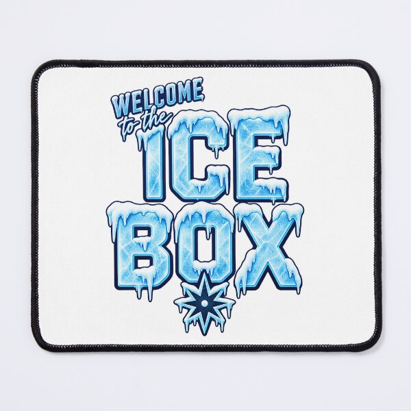 Item preview, Welcome To The Ice Box Frozen Icy Hockey Arena Graphic designed and sold by CozyCubs-Art.