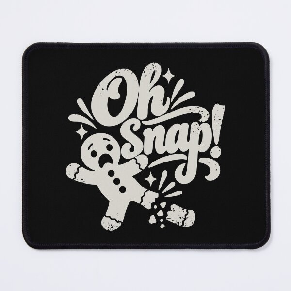 Item preview, Oh Snap! Funny Christmas Gingerbread Man with Broken Leg designed and sold by RR-Arts.