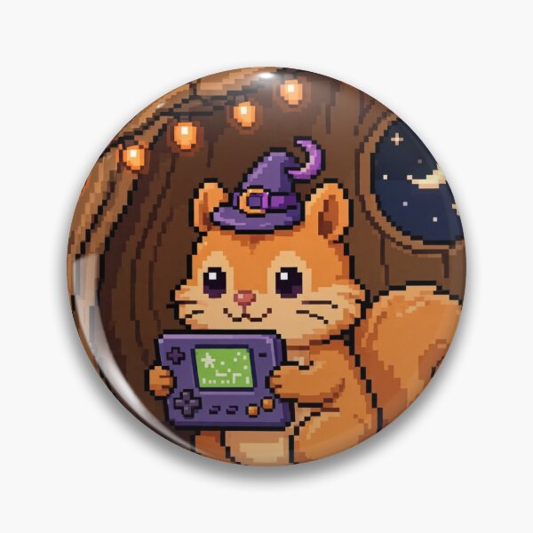 Item preview, Squirrel Gamer Halloween Pixel Art Tree Hollow designed and sold by Ebodega.