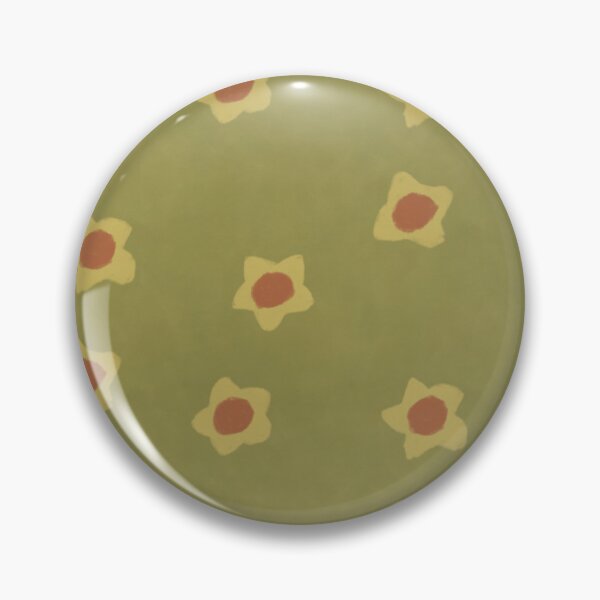 Item preview, Green Star Flower Pattern Cottagecore Boho Floral designed and sold by LeelaLab.