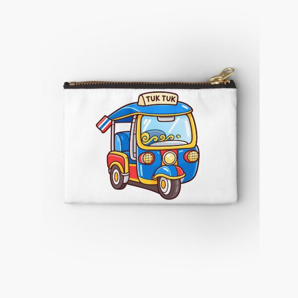 Item preview, Cute Thai Tuk Tuk Cartoon Colorful Thailand Rickshaw designed and sold by mumeaw.