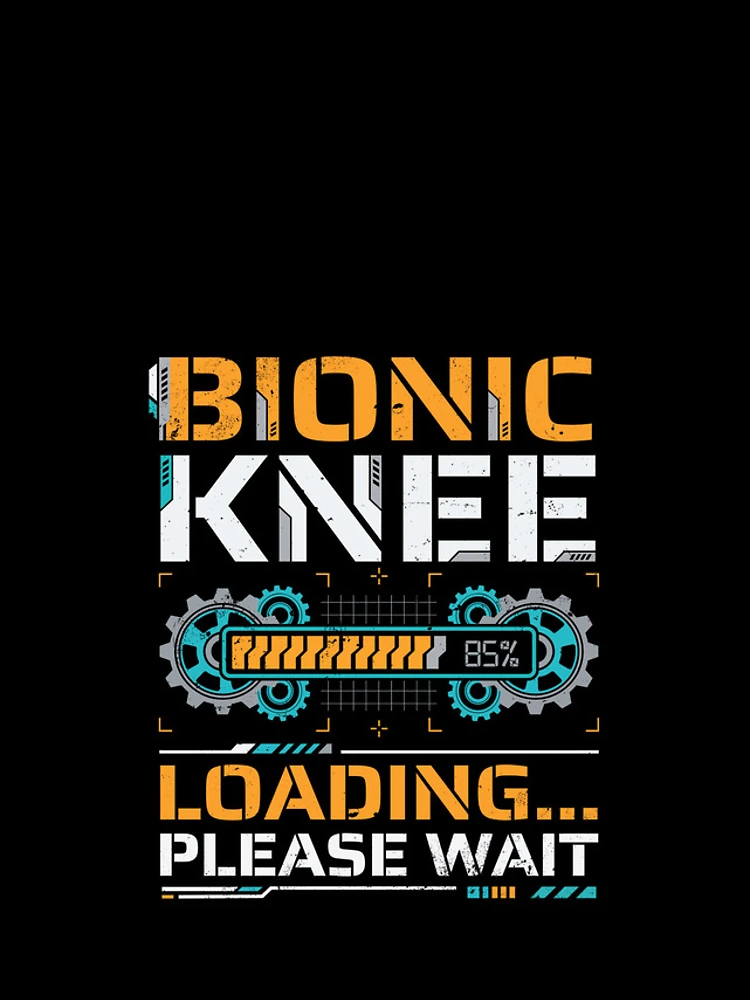 Thumbnail 4 of 4, iPhone Case, Bionic Knee Loading Please Wait Surgery Recovery designed and sold by Inkplain.