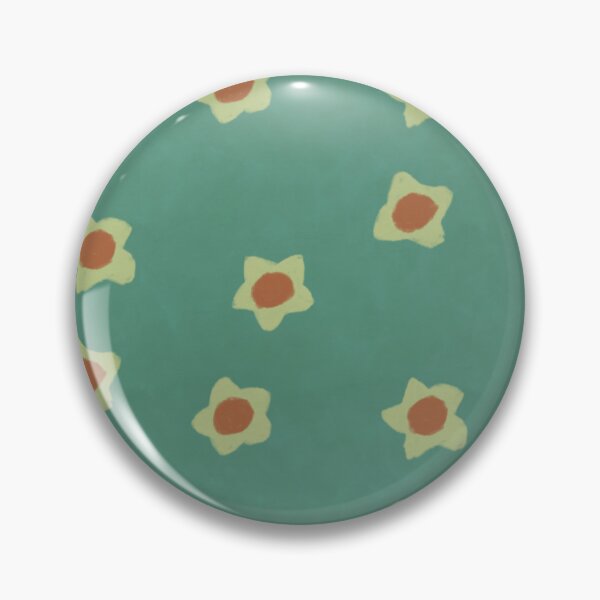 Item preview, Green Star Flower Pattern Cottagecore Boho Floral designed and sold by LeelaLab.