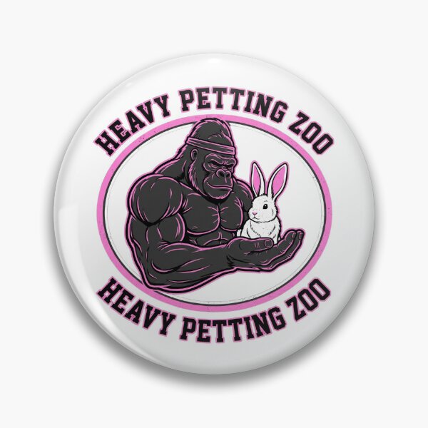 Item preview, Heavy Petting Zoo – Funny Gym Gorilla with Bunny designed and sold by OpenFieldNotes.