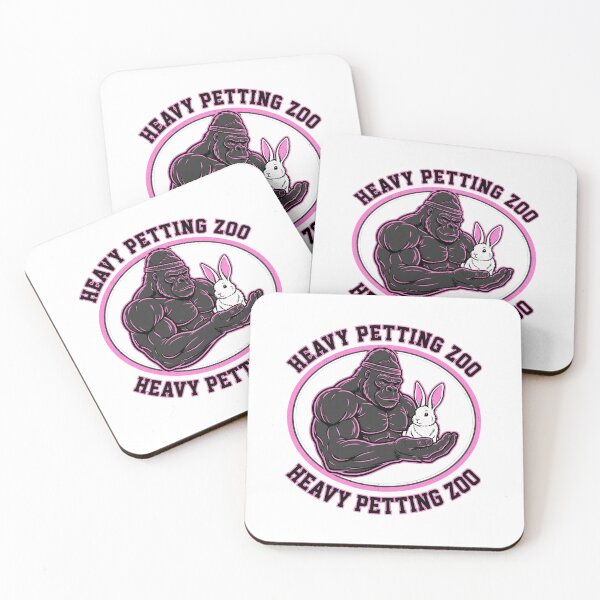 Item preview, Heavy Petting Zoo – Funny Gym Gorilla with Bunny designed and sold by OpenFieldNotes.