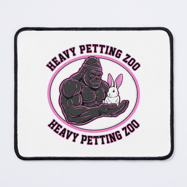 Item preview, Heavy Petting Zoo – Funny Gym Gorilla with Bunny designed and sold by OpenFieldNotes.
