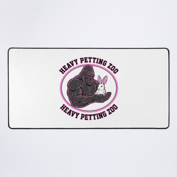 Item preview, Heavy Petting Zoo – Funny Gym Gorilla with Bunny designed and sold by OpenFieldNotes.