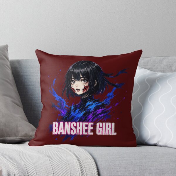 Item preview, Banshee Girl Dark Gothic Manga Portrait designed and sold by phoebeperez.
