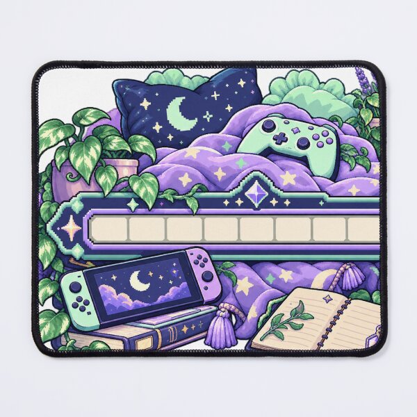 Item preview, Blank Achievement Meter for Resting – Cozy Gaming Illustration designed and sold by Xnuery.