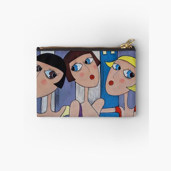 Aperçu de l'œuvre Trois amies chics en ville créée et vendue par Diarta.