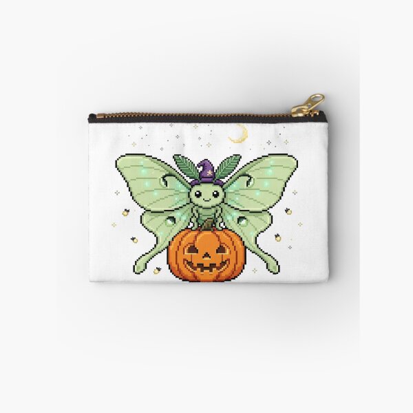 Item preview, Luna Moth Wizard Hat Pixel Art Halloween Pumpkin designed and sold by Ebodega.