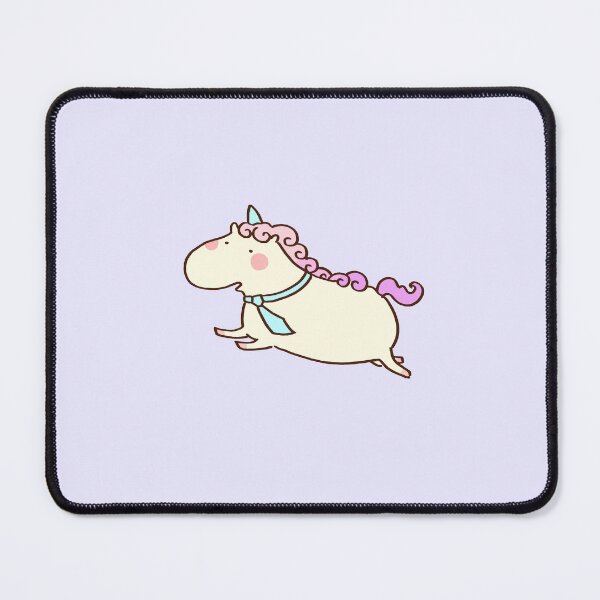Item preview, Pastel Unicorn Running Wearing a Tie designed and sold by Chunu Doodles.