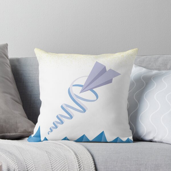 Item preview, Blue Gradient Paper Plane Flight designed and sold by LuxAir.