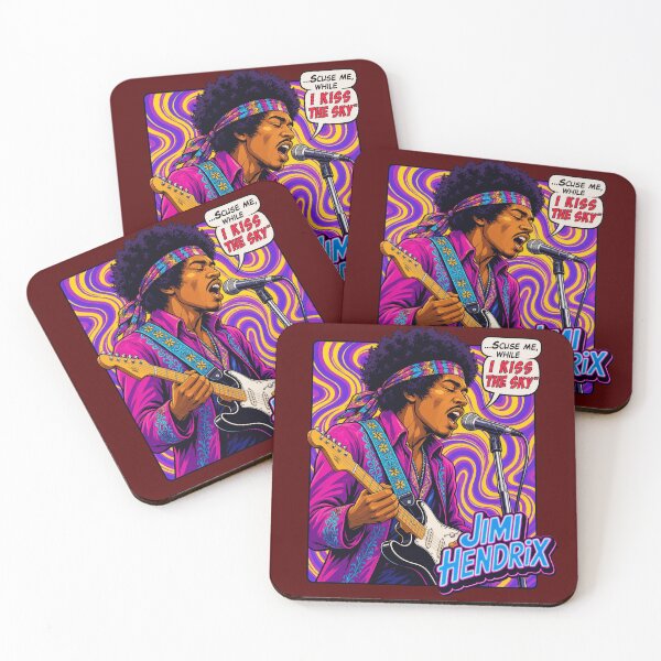 Item preview, Psychedelic Guitar Legend Woodstock Era Tribute designed and sold by phoebeperez.