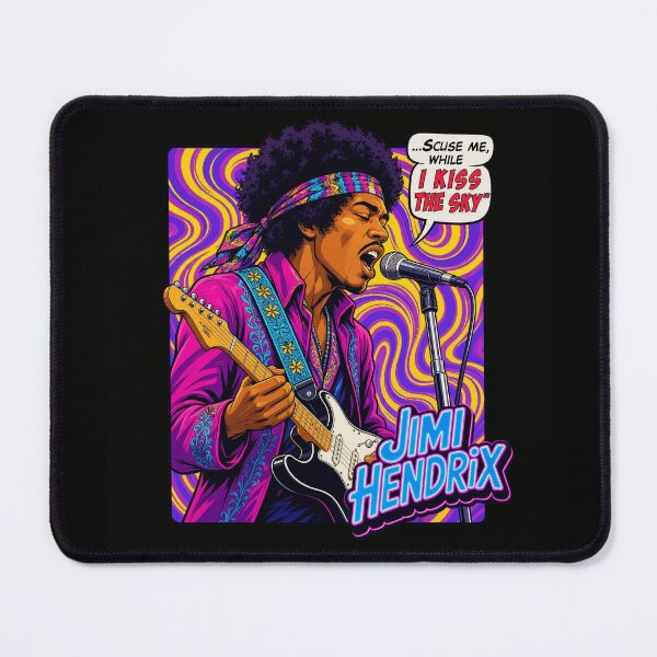 Item preview, Psychedelic Guitar Legend Woodstock Era Tribute designed and sold by phoebeperez.