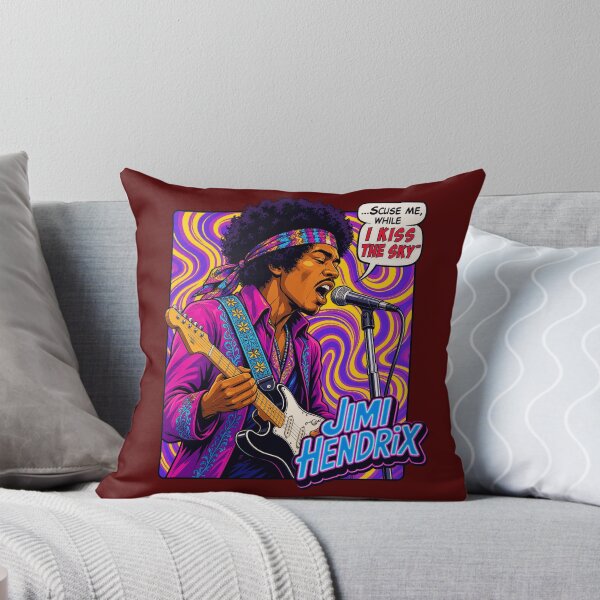 Item preview, Psychedelic Guitar Legend Woodstock Era Tribute designed and sold by phoebeperez.