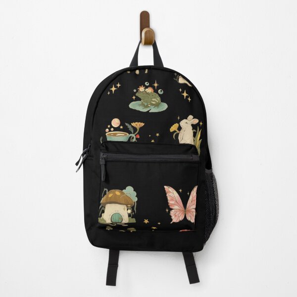 Item preview, Cottagecore Fairycore Mystical Forest - Magical Mushroom House and Animals Sticker Sheet designed and sold by DanisPixieArt.