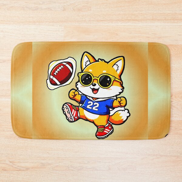 Item preview, Kawaii American Football Fox - Cool Fox with American Football 22 designed and sold by AstronautMerch.