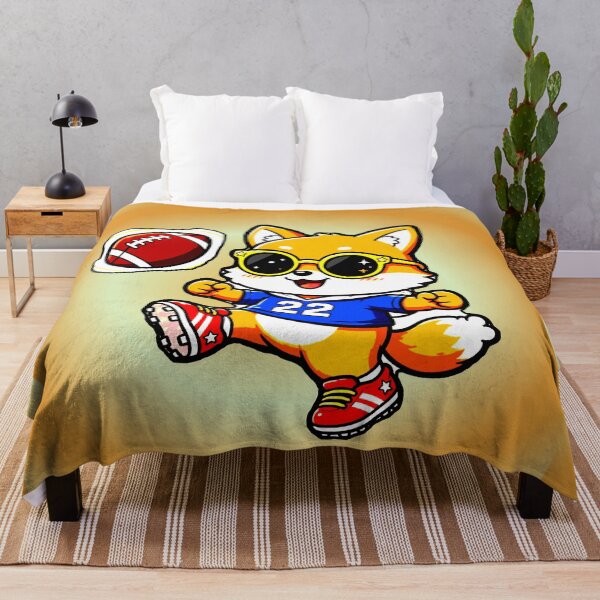 Item preview, Kawaii American Football Fox - Cool Fox with American Football 22 designed and sold by AstronautMerch.