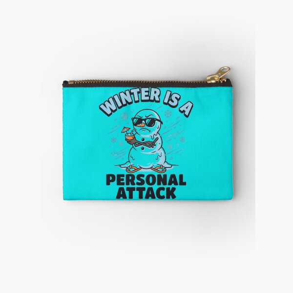 Item preview, Winter Is a Personal Attack Funny Snowman Design designed and sold by LuckyInk11.
