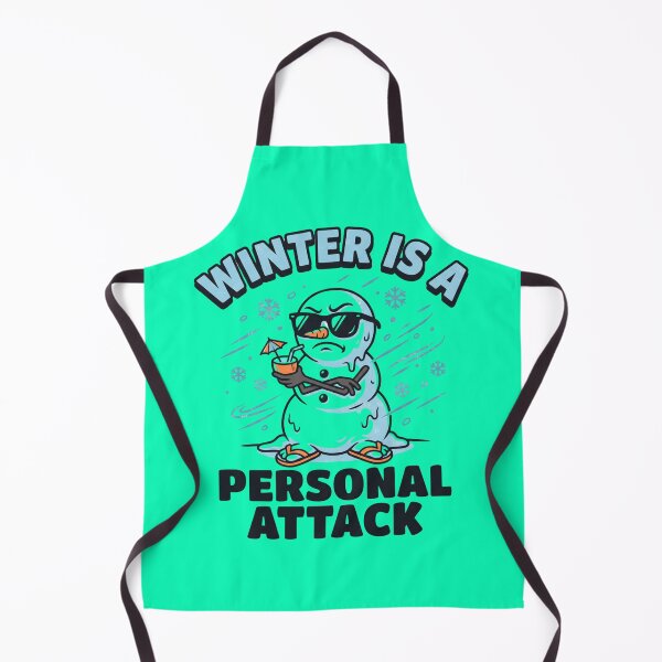 Item preview, Winter Is a Personal Attack Funny Snowman Design designed and sold by LuckyInk11.