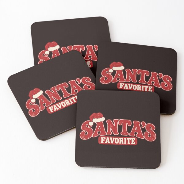 Item preview, Santa's Favorite Retro Christmas Holiday Graphic designed and sold by CozyCubs-Art.