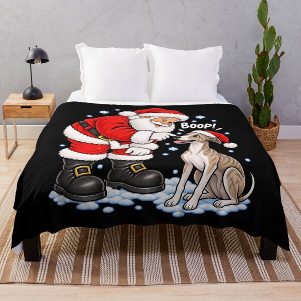 Item preview, Funny Whippet Dog Santa Boop Merry Chirstmas Mom Dad designed and sold by rafaeltto.
