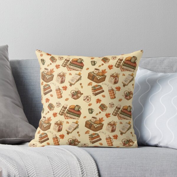 Item preview, Bookish Autumn Seamless Pattern  designed and sold by SMartin.