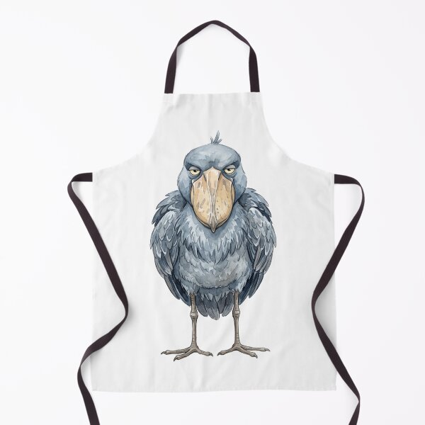 Item preview, Intense Staring Shoebill Stork Watercolor Art designed and sold by Digitalphoto4u.