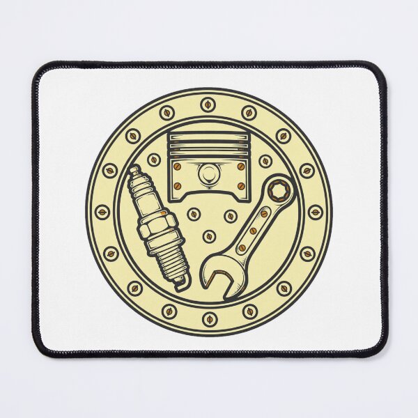 Item preview, Garage Grease Club – Vintage Motorcycle Mechanic Sticker designed and sold by Stylestickers55.