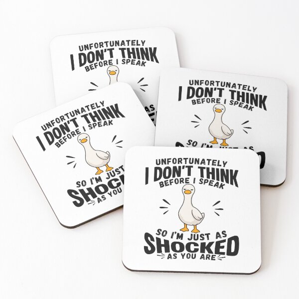 Item preview, I don't think before speak Silly Goose designed and sold by happiecatstore.