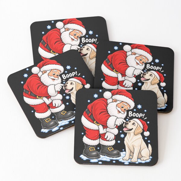 Item preview, Funny White Labrador Dog Santa Boop Merry Chirstmas Mom Dad designed and sold by rafaeltto.