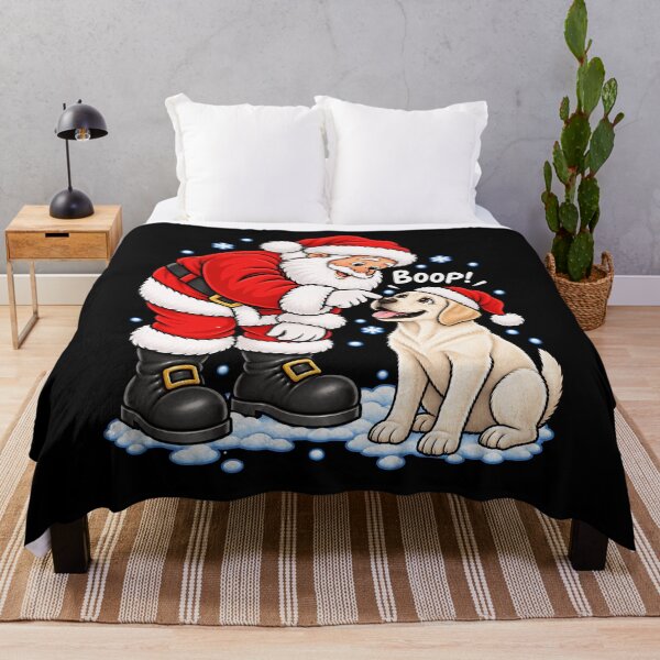 Item preview, Funny White Labrador Dog Santa Boop Merry Chirstmas Mom Dad designed and sold by rafaeltto.