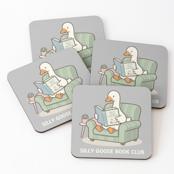 Item preview, Silly Goose Book Club – Funny Reading Goose Design designed and sold by Sed94.