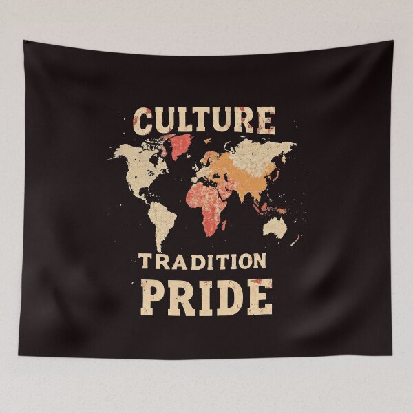 Item preview, Vintage World Map Culture Tradition Pride Graphic designed and sold by LayercraftArt.