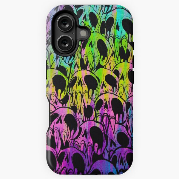 Vista previa del artículo con la obra «Medias con calaveras arcoíris», diseñado y vendido por squeakstarzula.