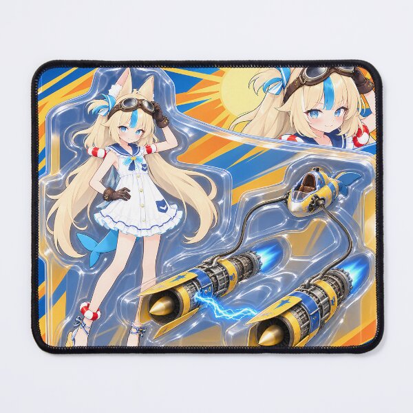 Item preview, Sameko Saba Pod Racer Toy sticker design designed and sold by TopSharkArt.
