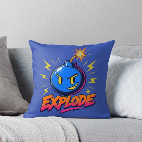 Item preview, Retro Arcade Bomb Explode Comic Art designed and sold by lucastamoo.