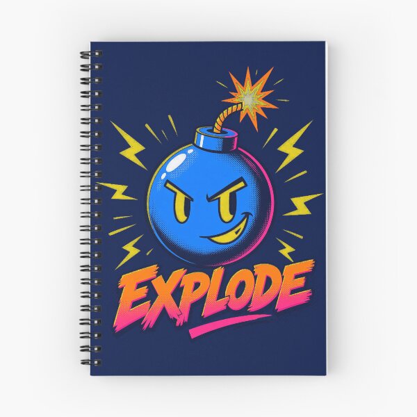 Item preview, Retro Arcade Bomb Explode Comic Art designed and sold by lucastamoo.