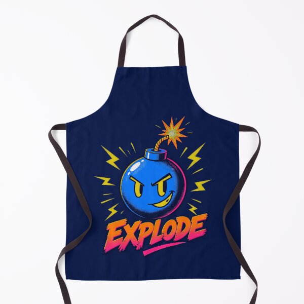 Item preview, Retro Arcade Bomb Explode Comic Art designed and sold by lucastamoo.