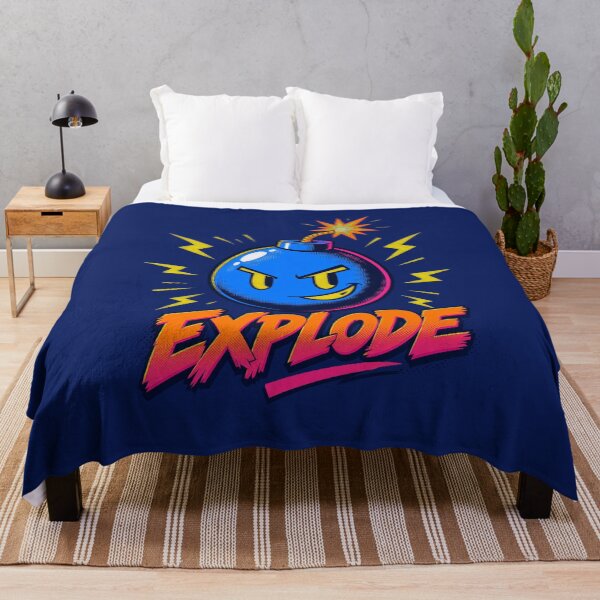 Item preview, Retro Arcade Bomb Explode Comic Art designed and sold by lucastamoo.