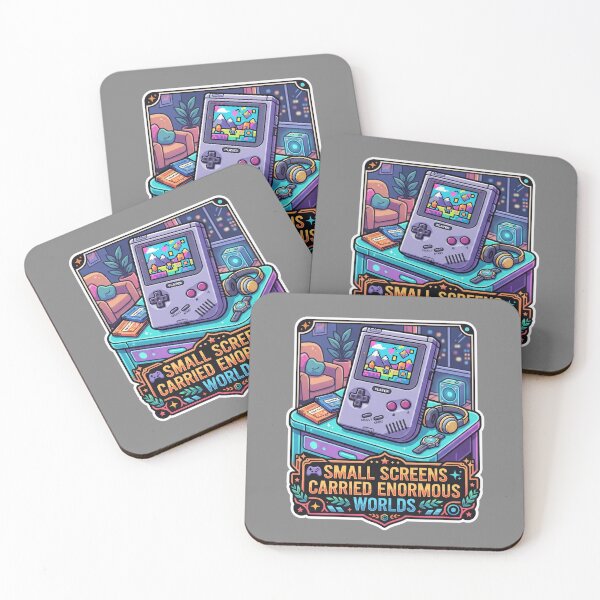 Item preview, Sleek Handheld Console Abstract Game World Lounge Art designed and sold by KhAIa Reeve Art Studio.