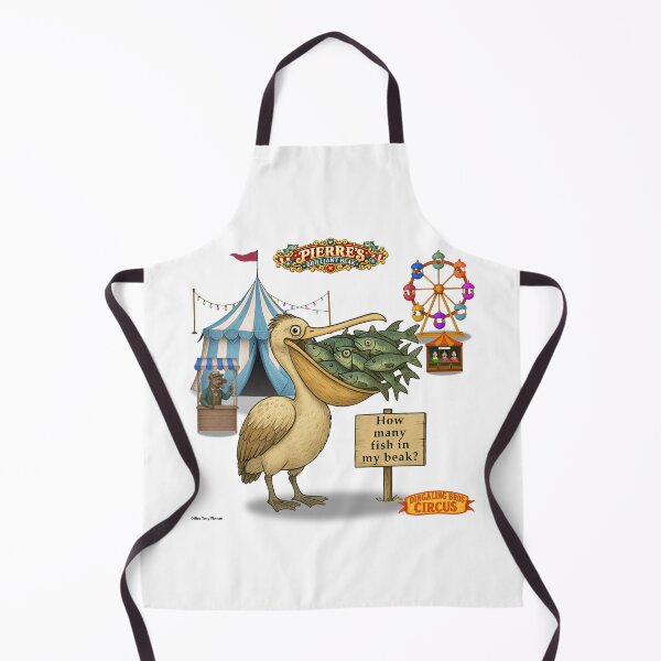 Item preview, Pierre Pelican's Brilliant Beak Vintage Circus Animal Parody designed and sold by MissTerryWoman.