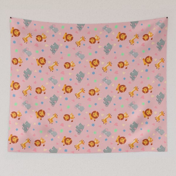 Item preview, Cute African Animals on Pink designed and sold by SMartin.