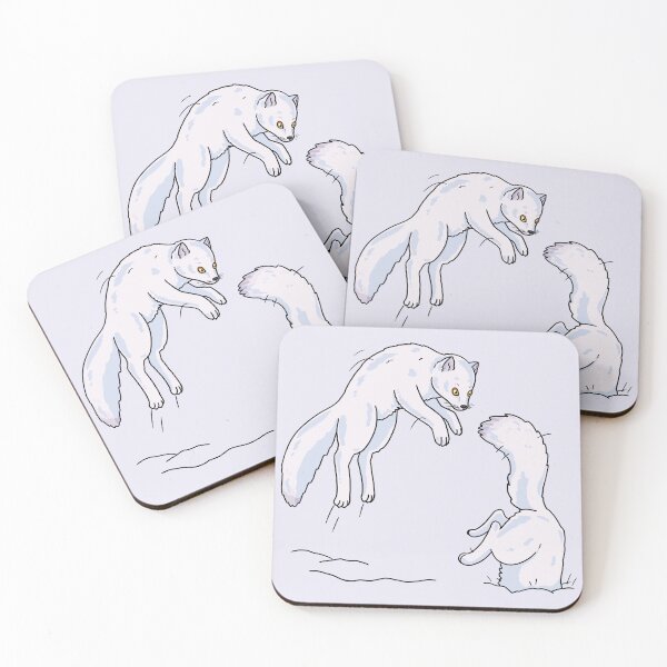 Item preview, Jumping arctic fox designed and sold by Maria-Henriques.