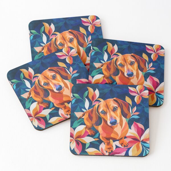 Item preview, The Colourful Dachshund designed and sold by VessDSign.