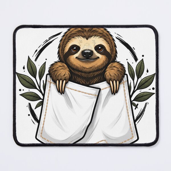 Item preview, Sloth peeking out designed and sold by Argi- Luz.