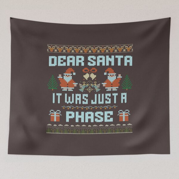 Item preview, Dear Santa It Was Just a Phase Funny Christmas Ugly Sweater designed and sold by RR-Arts.